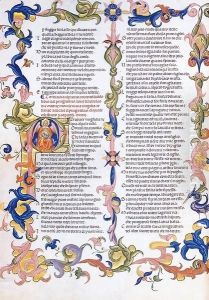 The Divine Comedy by Dante Alighieri (Folio 27v) by Don Simone Camaldolese