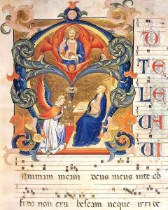 Gradual (Volume 1, folio 1r) by Don Simone Camaldolese