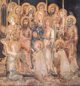 Maest (detail) 5 by Simone Martini