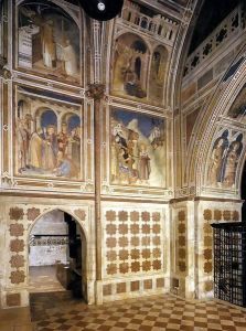 View of the Chapel of St Martin by Simone Martini