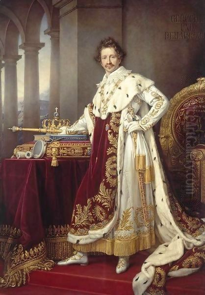 King Ludwig I in his Coronation Robes by Joseph Karl Stieler
