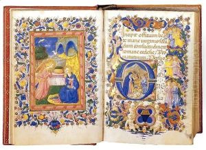 Book of Hours for the Use of Rome (Folios 14v-15r) Book of Hours for the Use of Rome (Folios 14v-15r)