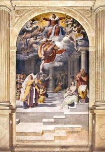 Annunciation of the Birth of John the Baptist by Pellegrino Tibaldi