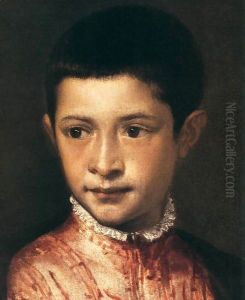 Portrait of Ranuccio Farnese (detail) by Tiziano Vecellio (Titian)