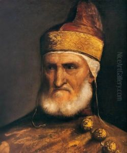 Portrait of Doge Andrea Gritti (detail) by Tiziano Vecellio (Titian)