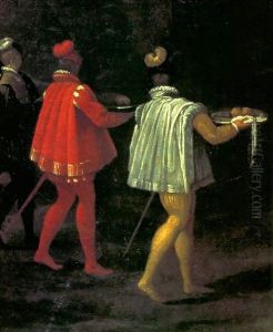Outdoor Banquet for Henry IV of France and His Family (detail) by French Unknown Masters