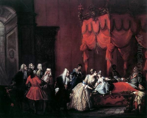 Grand Duke Gian Gastone in Bed - view 1