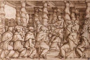 Pope Leo X Appointing Cardinals by Giorgio Vasari