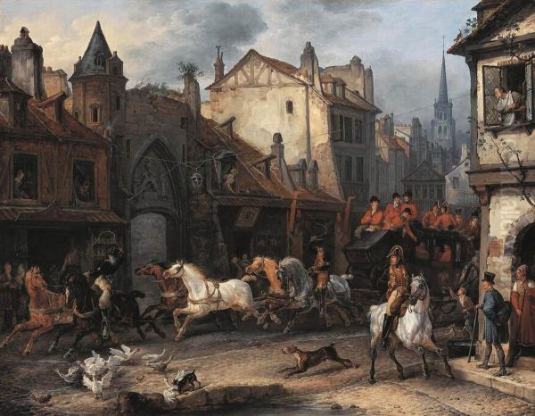 Return from the Hunt by Carle Vernet