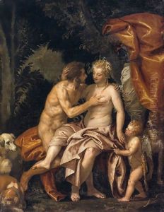 Venus and Adonis 2 by Paolo Veronese (Caliari)