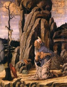 The Penitent St Jerome by Marco Zoppo