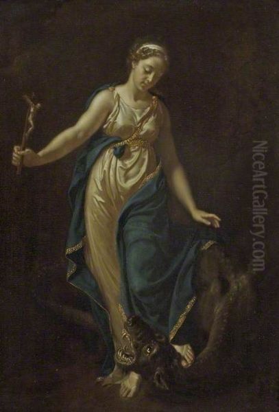 Saint Margaret and the dragon - view 1