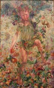 The Four Seasons - Autumn by Leon Frederic