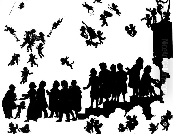 Anton Bruckner arrives in heaven - view 1
