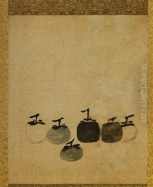 Six Persimmons - view 1
