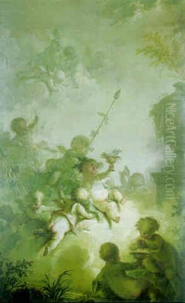 Allegory Of Summer: Cherubs Disporting In A Landscape - view 1