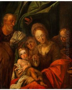 Heilige Familie Mit Johannes Dem Taufer Und Der Heiligen Anna