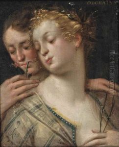 Allegory Of Smell by Hans Von Aachen