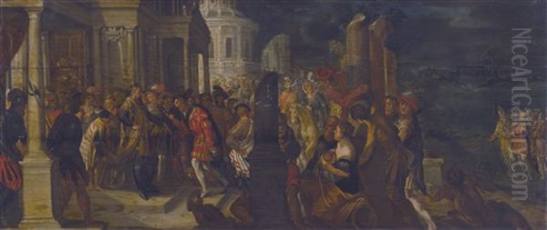 Henry Vii Appointing The Visconti As Rulers Of Milan - view 1