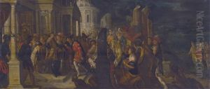 Henry Vii Appointing The Visconti As Rulers Of Milan by Hans Von Aachen