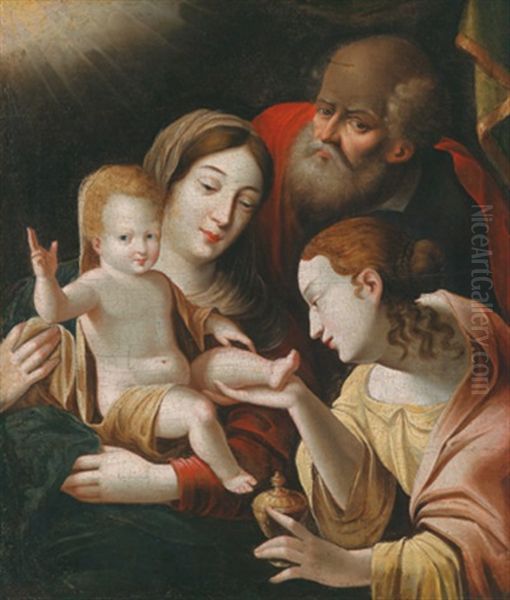 Die Heilige Familie Mit Der Heiligen Maria Magdalena - view 1