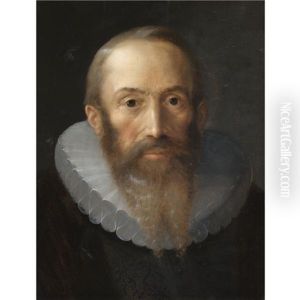 Portrait Of A Bearded Gentleman With A White Ruff