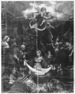 Anbetung Der Hirten by Hans Von Aachen
