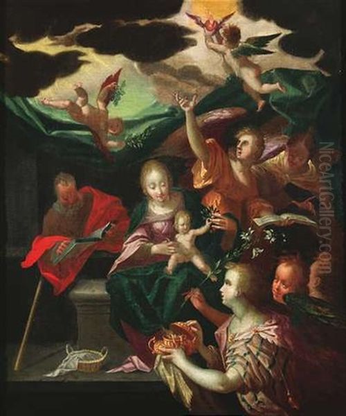 Die Heilige Familie Mit Dem Weihrauchgefas - view 1