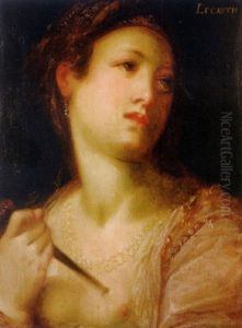 The Death Of Lucretia by Hans Von Aachen