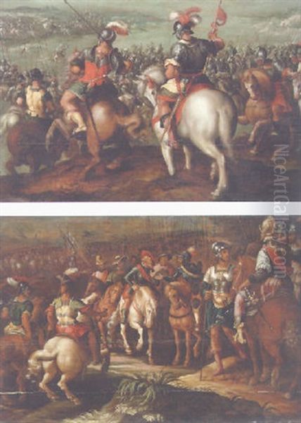 A Cavalry Battle Scene - view 1