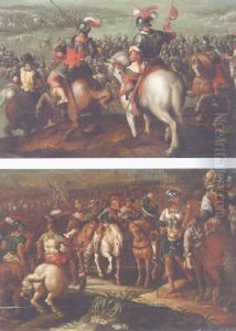 A Cavalry Battle Scene