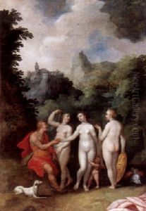 Das Urteil Des Paris by Hans Von Aachen