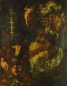 An Allegory Of The Day Of Judgement by Hans Von Aachen