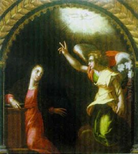 The Annunciation by Hans Von Aachen