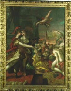 Minerva Introducing Painting To The Arts by Hans Von Aachen
