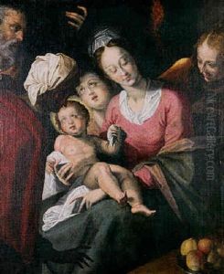 La Sainte Famille by Hans Von Aachen