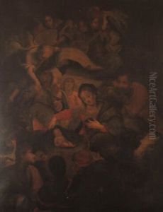 The Adoration Of The Shepherds by Hans Von Aachen