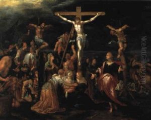 Golgatha by Hans Von Aachen