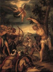 The Martyrdom Of St. Sebastian by Hans Von Aachen
