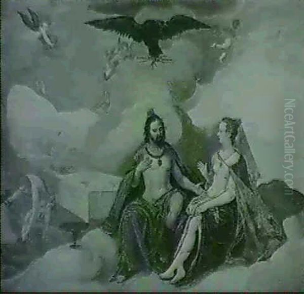 Jupiter And Juno Seated By A Banqueting Table In The Heavens - view 1