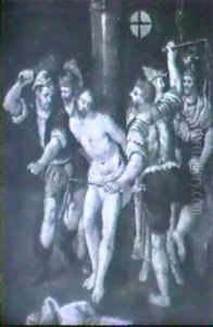 The Flagellation Of Christ by Hans Von Aachen