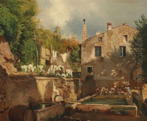 Scenery From Nemi, Italy - view 1