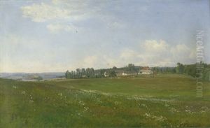 Jutlandische Landschaft Im Sommer