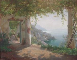 The Amalfi Coast by Carl Frederik Peder Aagaard