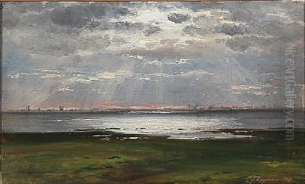 Coastal Scape At Sunset - view 1