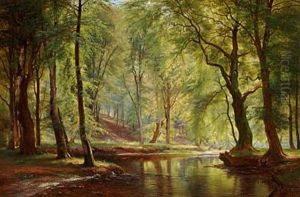 A Day In June In Lellinge Forest by Carl Frederik Peder Aagaard