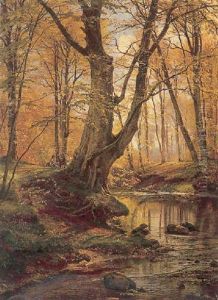 Afternoon By The Stream by Carl Frederik Peder Aagaard