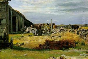 Ved Skovloberhuset Fra Sverig by Carl Frederik Peder Aagaard