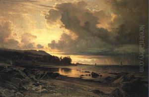 Afton, Kullen by Carl Frederik Peder Aagaard