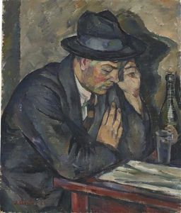 Schackspelaren (skulptoren Arvo Leppanen)